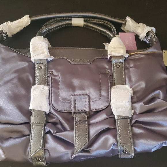 Botkier Sasha Mini Duffle Bag - Silver Nee - Picture 4 of 5